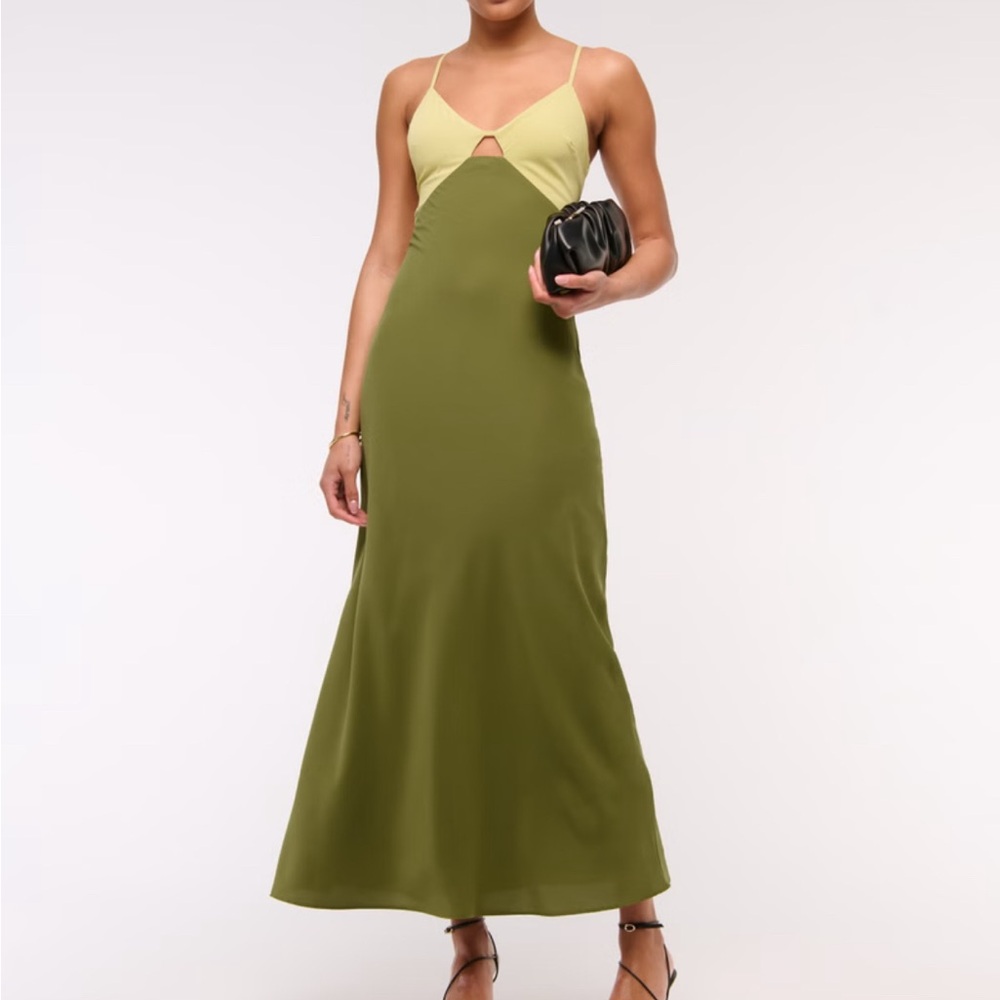The A&F Julia Slip Cutout Maxi Dress